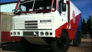 Tatra T8152 4x4 Dakar Engine [upl. by Devona]