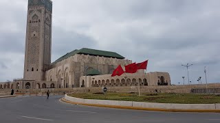 Algérie Maroc  Visite interne de la mosquée Hassan II de Casablanca [upl. by Natassia294]