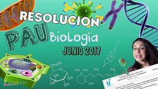 Resolución de Selectividad PAU Biología Junio 2017  Andalucía  BioESOsfera [upl. by Nolrah]