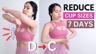 7 Days REDUCE oversized breasts drop your cup sizes lift bustline skin firmness no push ups [upl. by Nayrbo]