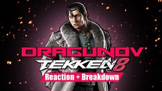 Tekken 8  Dragunov Gameplay Reveal Trailer  Reaction  Breakdown [upl. by Schick]