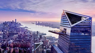 EDGE NEW YORK  Highest outdoor observation deck in the Western World tour in 4K [upl. by Lunseth]