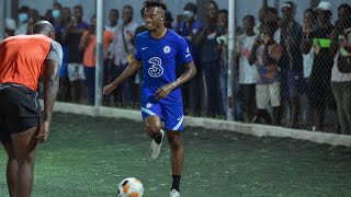 Callum Hudson Odoi plays soccer in Ghana  Highlights Skills amp Goals [upl. by Kaenel]