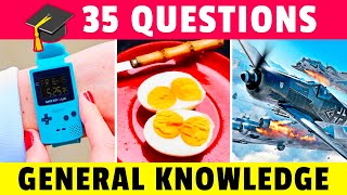 General Knowlegde Trivia Quiz 🤔🧠  35 Questions [upl. by Essilevi]