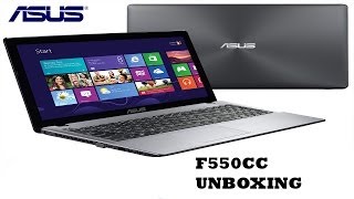 ASUS F550CC unboxing and short first look [upl. by Draned]