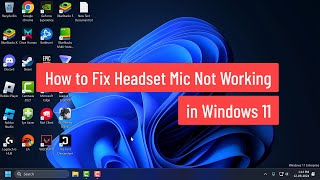 How to Fix Headset Mic Not Working in Windows 11  Fix Headphone Not Detecting When Plugged In [upl. by Harvison]