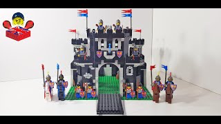 LEGO Castle Black Monarchs Castle Speed Build Set 6085 [upl. by Akilaz]