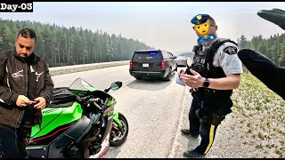 banff amp Calgary ko skip kyu krna pda  Solo Bike Trip in Canada on Ninja zx10r [upl. by Tugman797]