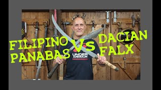 Philippines Panabas Vs Dacian Falx Weapon Comparison [upl. by Amrita564]