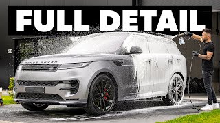 Detailing a Matte Range Rover Sport  Wash amp Coating [upl. by Denver]