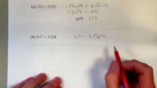 GCSE Higher Surds and Indices [upl. by Nevlin]