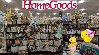 HOMEGOODS EASTER DECORATIONS HOME DECOR IDEAS SHOP WITH ME 2024 [upl. by Eidob552]