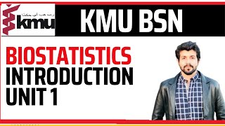 BIOSTATISTICS  Unit 1  BSN  KMU  6th SEM [upl. by Innus165]