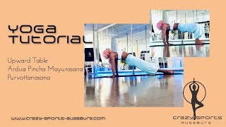 CrazySports Augsburg  Yoga Tutorial Upward Table Upward Plank [upl. by Lebyram]