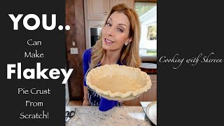 Easy Flakey Pie Crust from Scratch [upl. by Eilis]