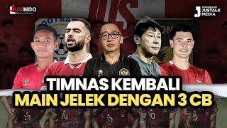 JUS INDO 74  TIMNAS KEMBALI MAIN JELEK DENGAN 3 CB [upl. by Kessel158]