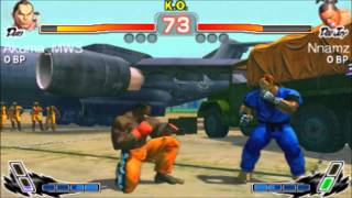 Street Fighter 4 3D Edition Online vs Gameplay [upl. by Elbertina]