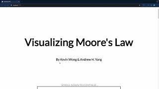 Visualizing Moores Law  UCSD DSC106 Winter 2024 [upl. by Aneeh]