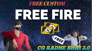 Free Custom Giveaways For Everyone amp V Badge Guild Test  Garena Free Fire Max Live [upl. by Navnod121]