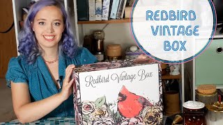 Mystery Vintage Box Vintage  Redbird Vintage box unboxing [upl. by Shelba]