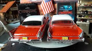 Christine Movie 1983 118 1958 Plymouth Fury Autoworld Diecast vs 1958 Plymouth Fury Autoworld Dieca [upl. by Eamanna]