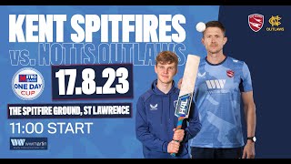 📽 LIVE STREAM  Kent Spitfires vs Notts Outlaws [upl. by Tsai]