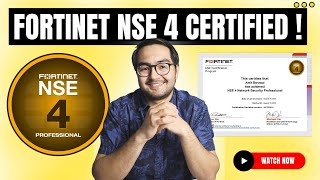 How I passed Fortinet NSE 4 Professional Certification Exam [upl. by Ailana]