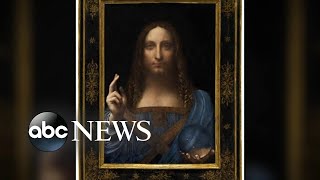 Rare Leonardo masterpiece sells for record 450M [upl. by Ecirtam874]