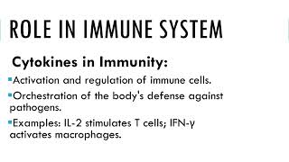 Immunology  CYTOKINES 23MZO022 [upl. by Tjon]