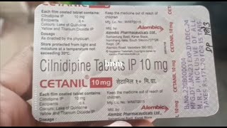 Cetanil T Tablet UsesDoseSide Effects  Cilnidipine amp Telmisartan Tablet Benifit cetanil tablets [upl. by Belden]