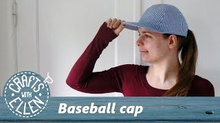 How to make a baseball cap  Sewing tutorial [upl. by Norrabal]