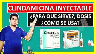 💊 ¡Descubre Qué es y Para Qué Sirve Clindamicina 600 MG Inyectable Dosis y Cómo se Aplica [upl. by Carney]