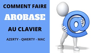 Comment faire un arobase  sur ordinateur  Taper la touche arobase sur un clavier qwerty  azerty [upl. by Petie127]