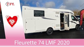 Fleurette campingcar profilé 74 LMF de 2020 présenté par Romain à Sorgues [upl. by Amehsat]