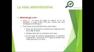 Méthodologie note administrative  vidéo 812  La rédaction du plan [upl. by Lecrad]