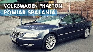 VW Phaeton 30 TDI 2008  Fuel consumption  Zużycie paliwa [upl. by Nylloh650]