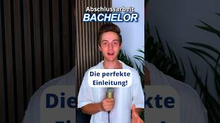 Einleitung Bachelorthesis student studium bachelorarbeit [upl. by Enelym]