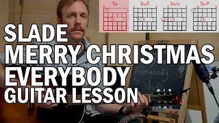 How To Play Merry Christmas Everybody by Slade [upl. by Silvester]