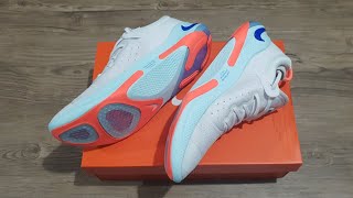 NIKE Joyride Run Flyknit White 2019 UNBOXING  CLOSER LOOK joyride run unboxing sneakers [upl. by Allwein]