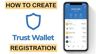 HOW TO REGISTER IN TRUST WALLET  TRUST WALLET REGISTRATION  HOW TO CREATE TRUST WALLET [upl. by Nylekoorb900]