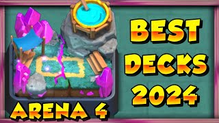 Best Arena 4 Decks Spell Valley Decks in Clash Royale  Best Clash Royale Arena 4 DECKS 2024 [upl. by Asirrak250]