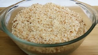 Bread crumbs  Bread Crumbs without oven  Easy Bread Crumbs recipe [upl. by Noral]