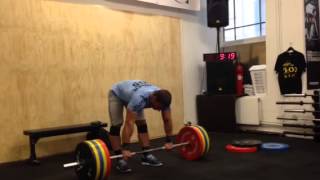 Dmitry Klokov  cluster  push press  jerk with pause  185 kg [upl. by Dorrej]