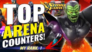 CLIMB IN ARENA WITH THESE NEW TEAMS  Counter NEW DEFENSES  Marvel Strike Force  MSF [upl. by Artened]