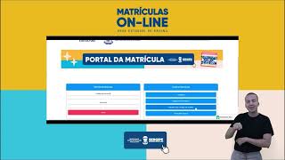 Tutorial da Matrícula Online [upl. by Symons]