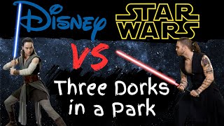 Disney Star Wars vs 3 Dorks in a Park [upl. by Nareik145]