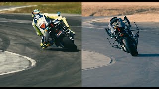 Yamaha MOTOBOT 2 vs Valentino Rossi [upl. by Alvinia]