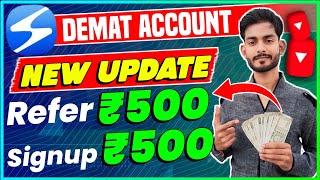 1 Refer ₹500  HDFC Demat Account Refer And Earn New Update  Referral Program [upl. by Mimi]