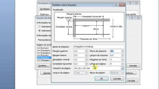 Criar ETIQUETAS utilizando o WORD 200320072010 [upl. by Hammad]