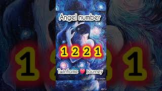 Angel number 1221 meaning in Twinflame journey hindi angelnumbers twinflame [upl. by Aowda]